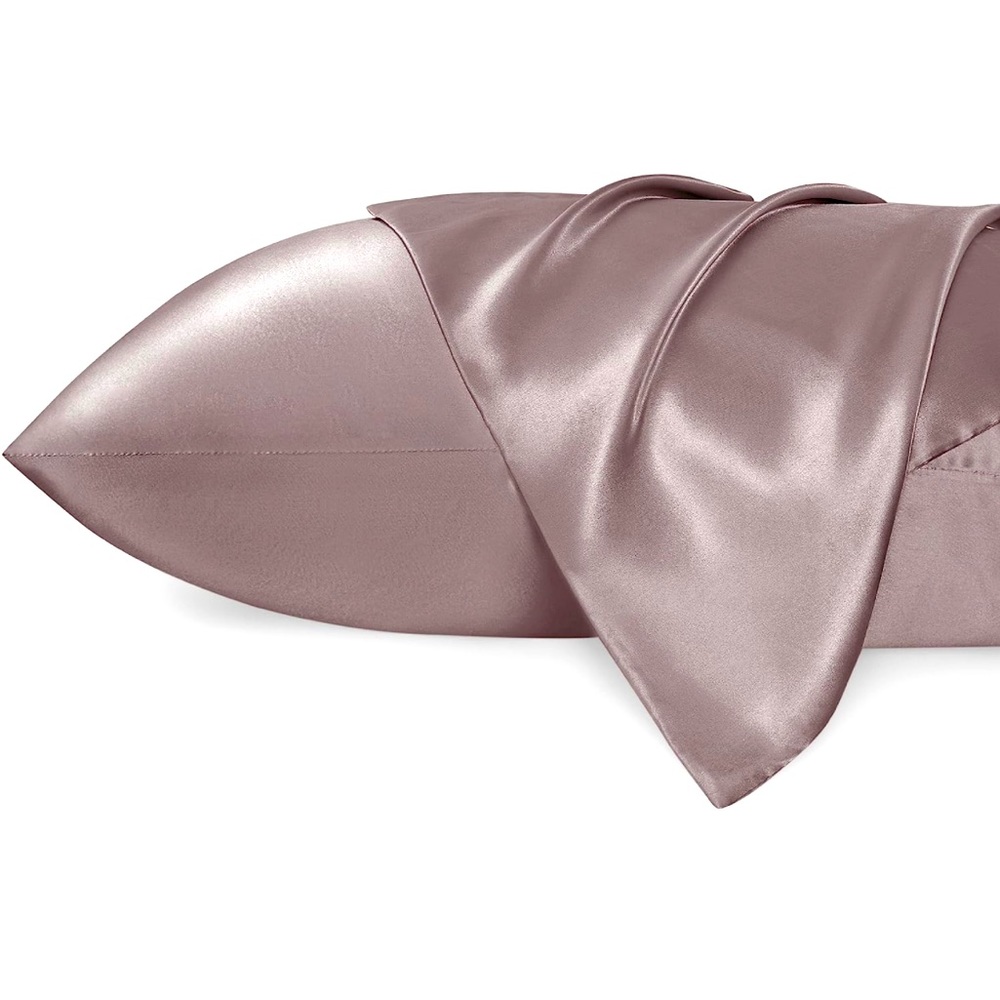 Vegan Silk Pillow Cases | Dusty Rose - Picture 2 of 5